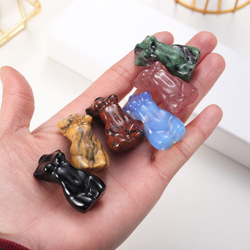 Goddess Silhouette Crystal Statue | Veska