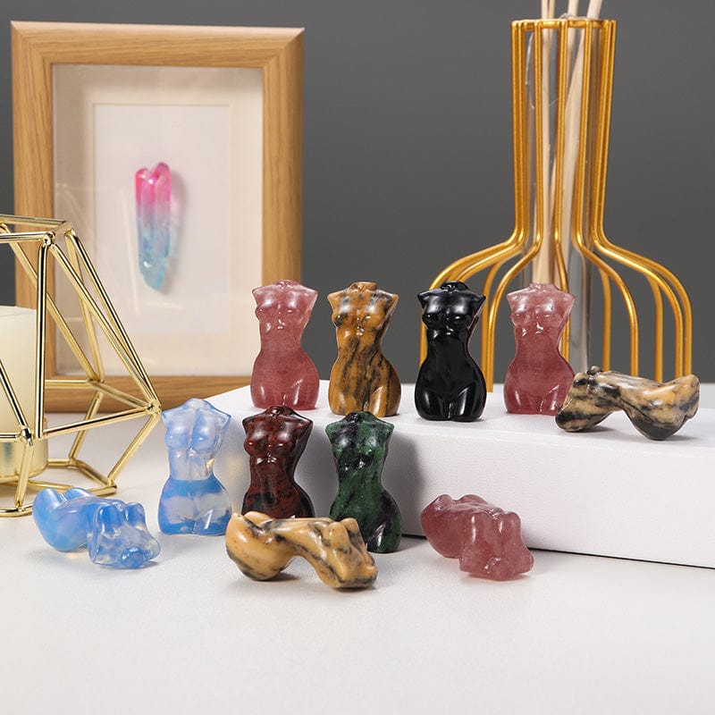Goddess Silhouette Crystal Statue | Veska