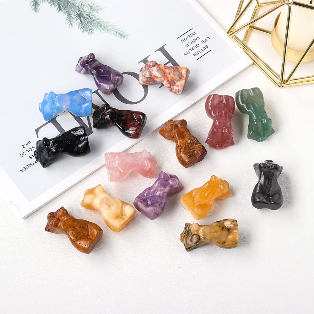 Goddess Silhouette Crystal Statue | Veska