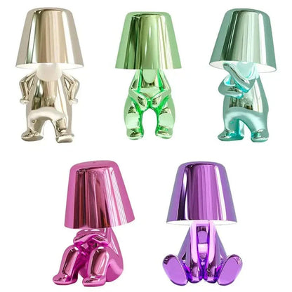 Goldie Resin Tänkarens LED Bordslampa | Veska