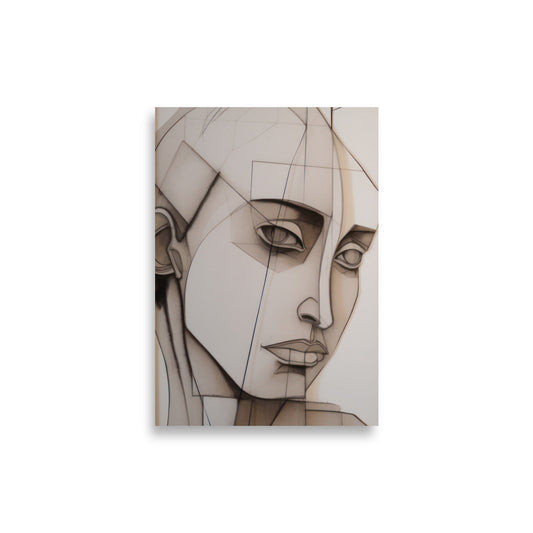 Grå Kvinna | Veska 21×30 cm