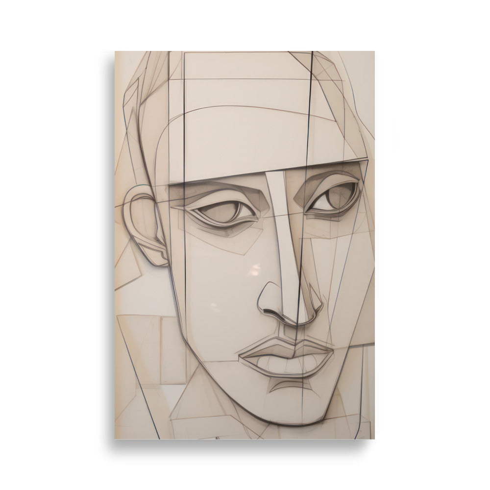 Grå Man | Veska 61×91 cm