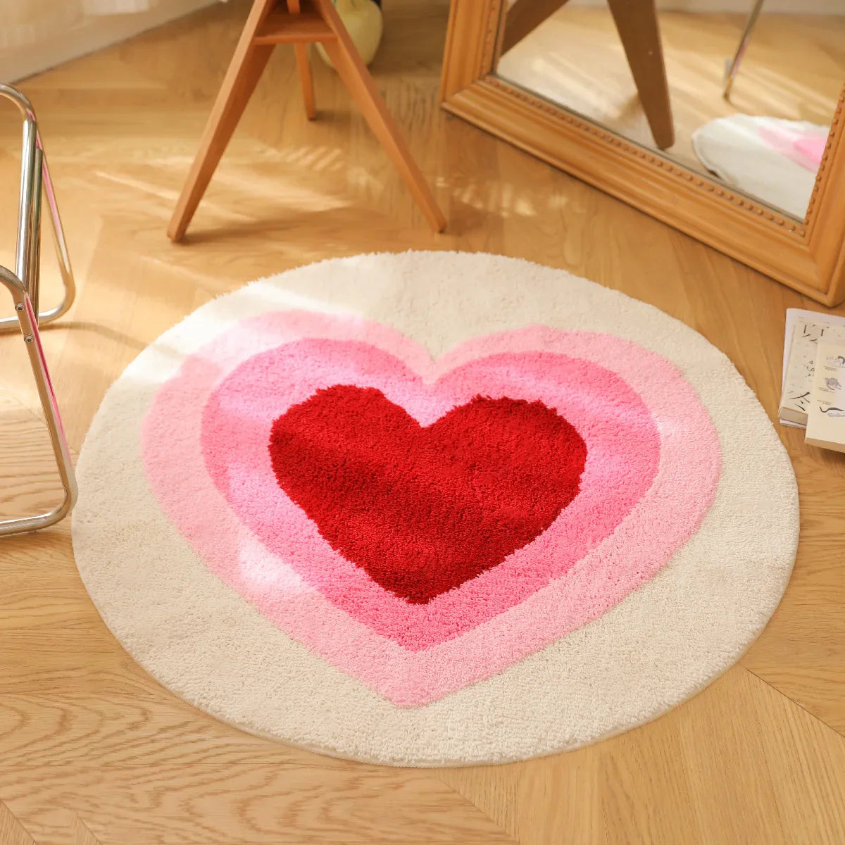 Gradient Heart Mat | Veska Rosa
