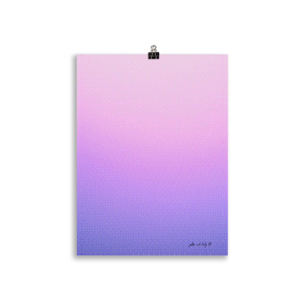 Gradient - Lila | Veska 30×40 cm
