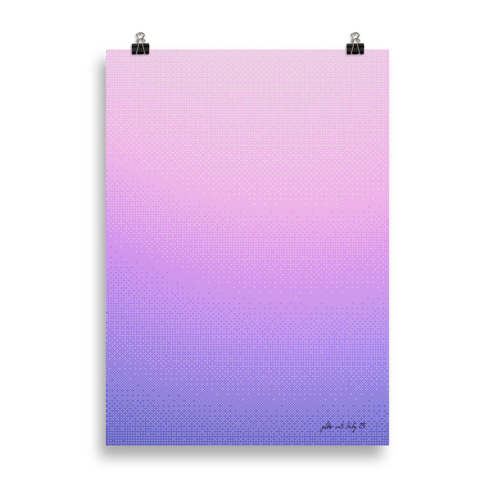 Gradient - Lila | Veska 50×70 cm