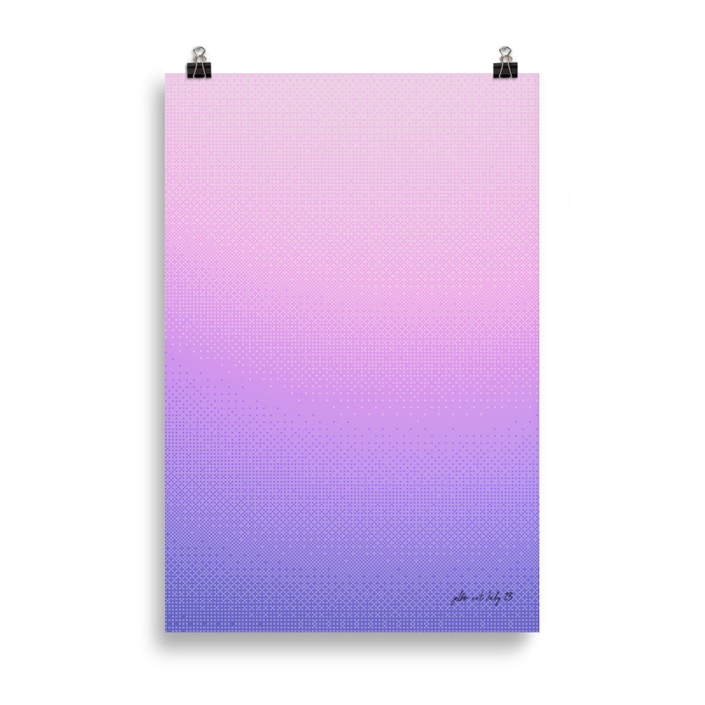 Gradient - Lila | Veska 61×91 cm