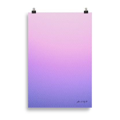 Gradient - Lila | Veska 61×91 cm
