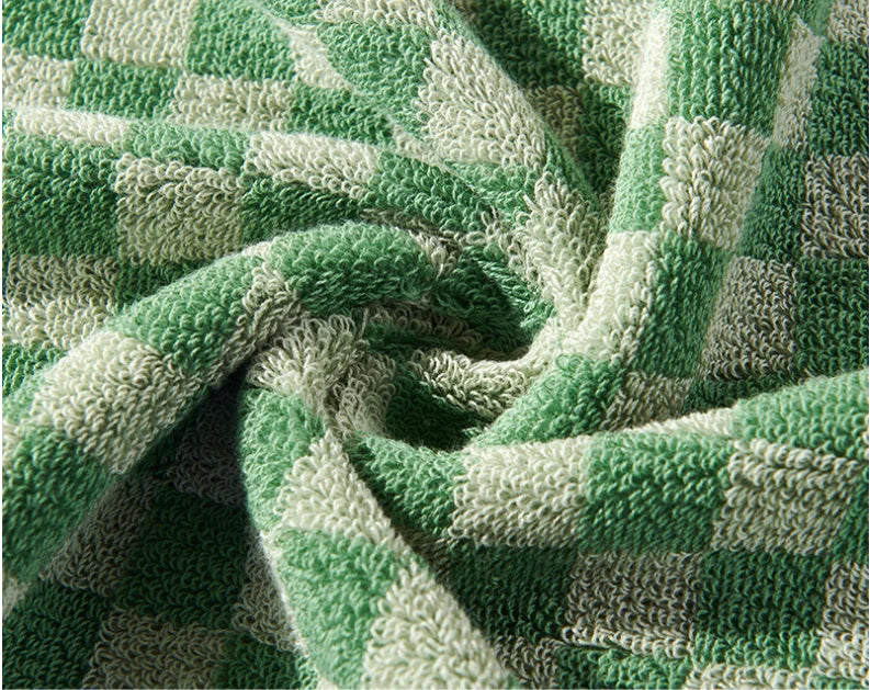Grids Cotton Face Towel | Veska