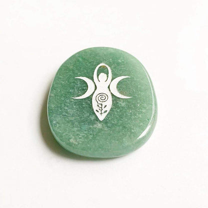 Grön Aventurine Gudinna Sten | Veska
