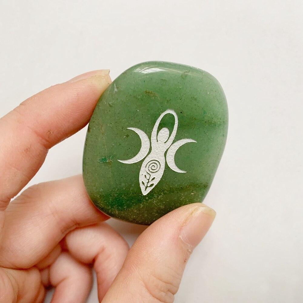 Grön Aventurine Gudinna Sten | Veska