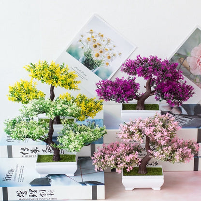 Grön Bloom Charmig Konstgjord Växt Dekor | Veska