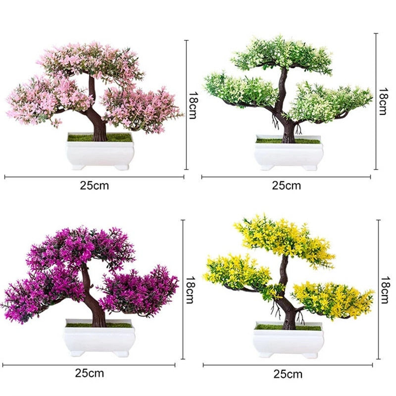 Grön Bloom Charmig Konstgjord Växt Dekor | Veska