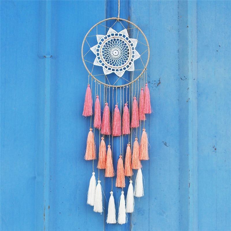 Groovy Dreamcatcher med Pomponger (11 Färger) | Veska A