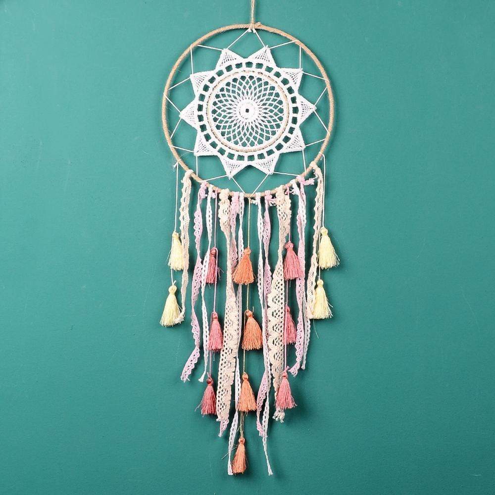 Groovy Dreamcatcher med Pomponger (11 Färger) | Veska E
