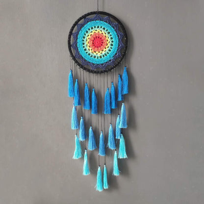 Groovy Dreamcatcher med Pomponger (11 Färger) | Veska H