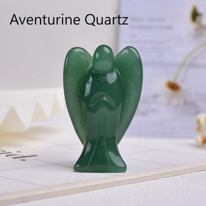 Guardian Angel Crystal Carving | Veska Aventurinkvarts 5cm 2"