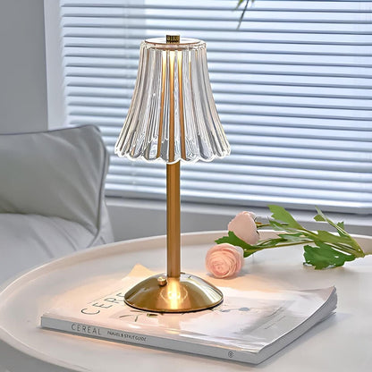 Guld Kristall Bordslampa - Aurora Luxe | Veska