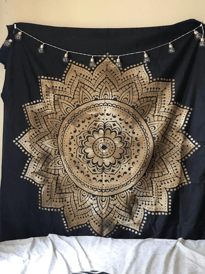 Guld Mandala Tapestry | Veska