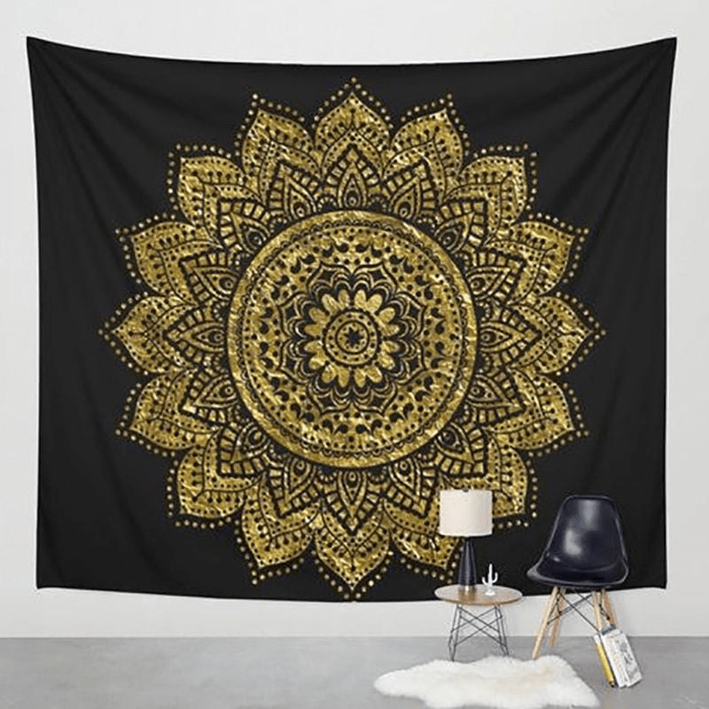 Guld Mandala Tapestry | Veska
