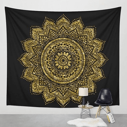 Guld Mandala Tapestry | Veska