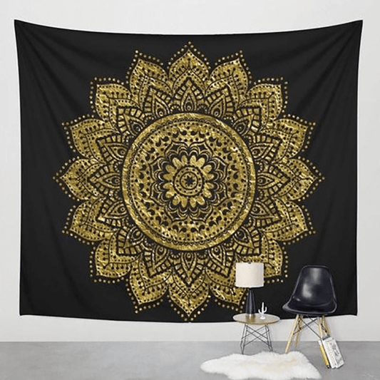Guld Mandala Tapestry | Veska