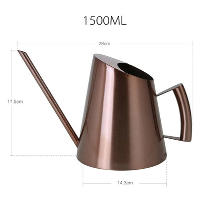 Hållbar Vattenkanna | Veska Brons 1500 ml - 28 cm x 17,5 cm x 14,3 cm