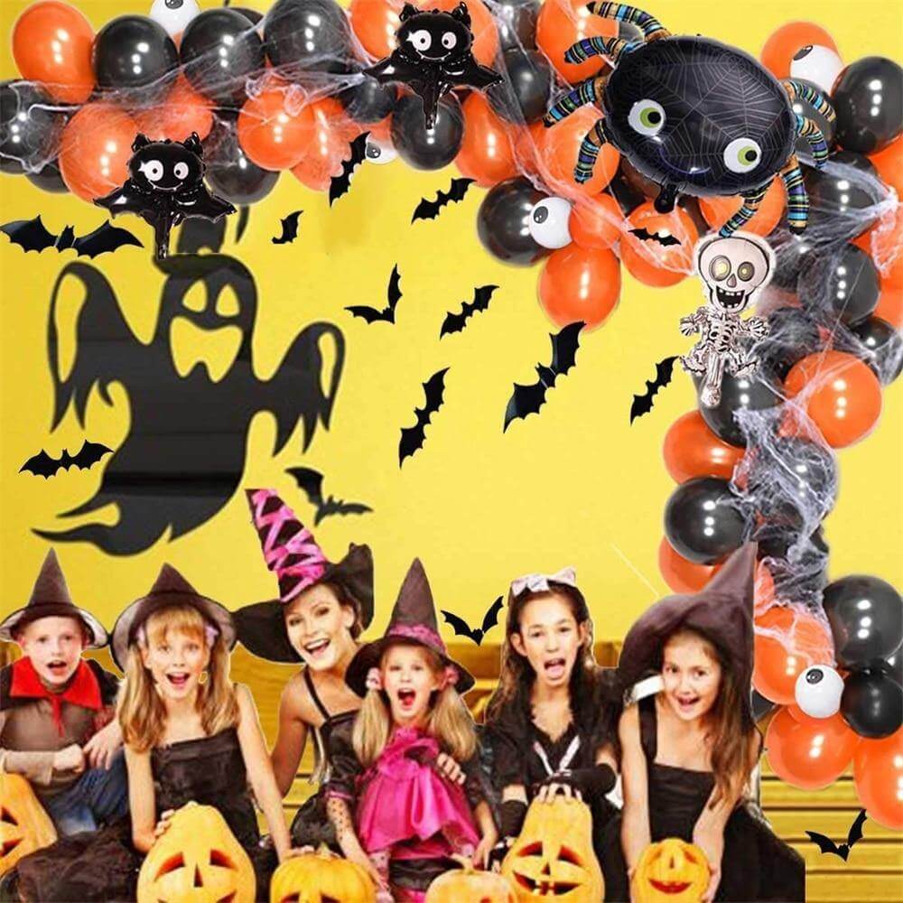 Halloween Färger Hem Dekoration Ballong Kit | Veska