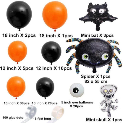 Halloween Färger Hem Dekoration Ballong Kit | Veska
