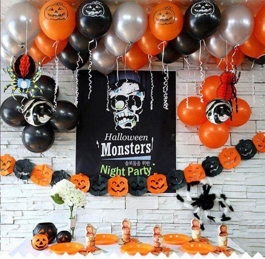 Halloween Färger Hem Dekoration Ballong Kit | Veska Standardtitel