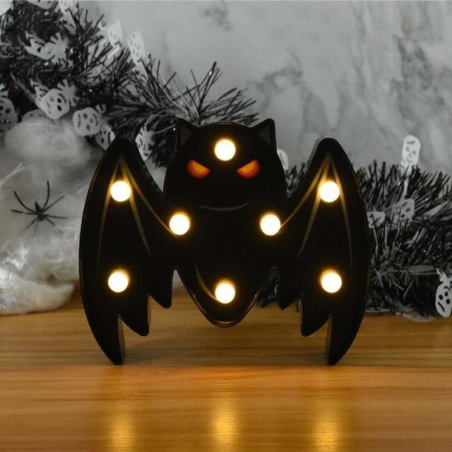 Halloween Pumpa Dekoration Led Nattlampa | Veska Bat D