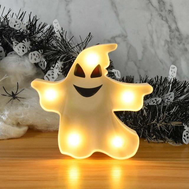 Halloween Pumpa Dekoration Led Nattlampa | Veska Ghost B