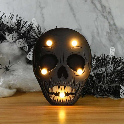 Halloween Pumpa Dekoration Led Nattlampa | Veska Skull B