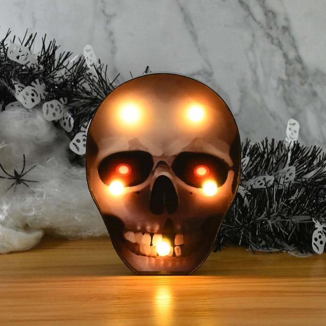 Halloween Pumpa Dekoration Led Nattlampa | Veska Skull C