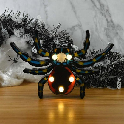 Halloween Pumpa Dekoration Led Nattlampa | Veska Spider B