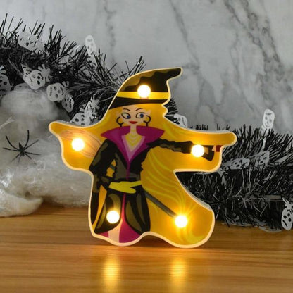 Halloween Pumpa Dekoration Led Nattlampa | Veska Witch B