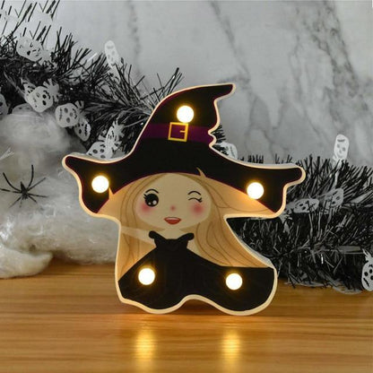 Halloween Pumpa Dekoration Led Nattlampa | Veska Witch C