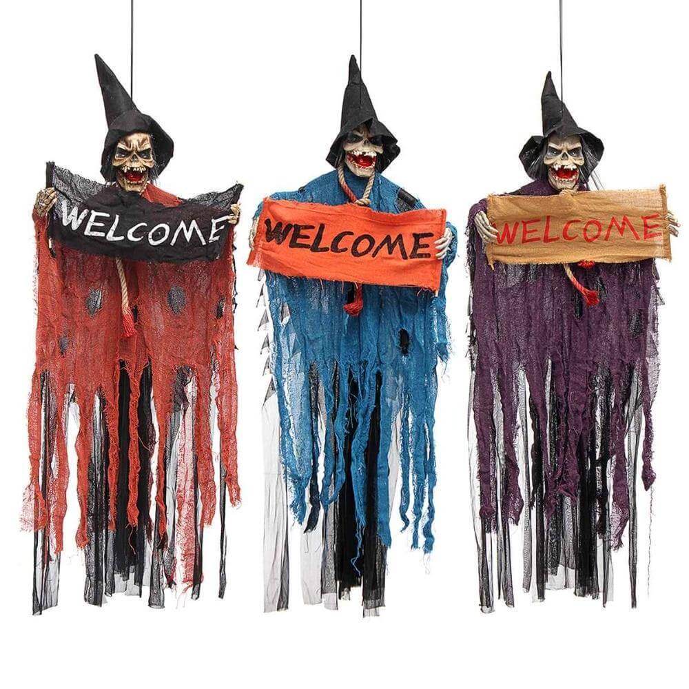 Halloween Skrämmande Elektrisk Hängande Spöke | Veska