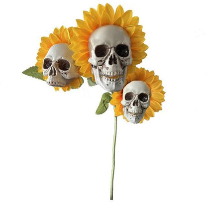 Halloween Skrämmande Solros Huvudskalle | Veska C