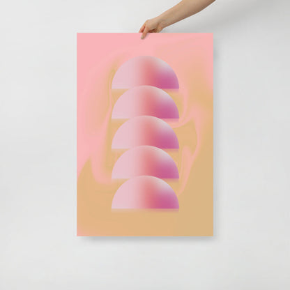 Halvsfärer Väggkonst | Veska 24×36