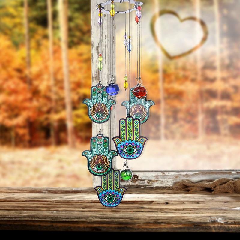 Hamsa Hand Solfångare Vindklang | Veska