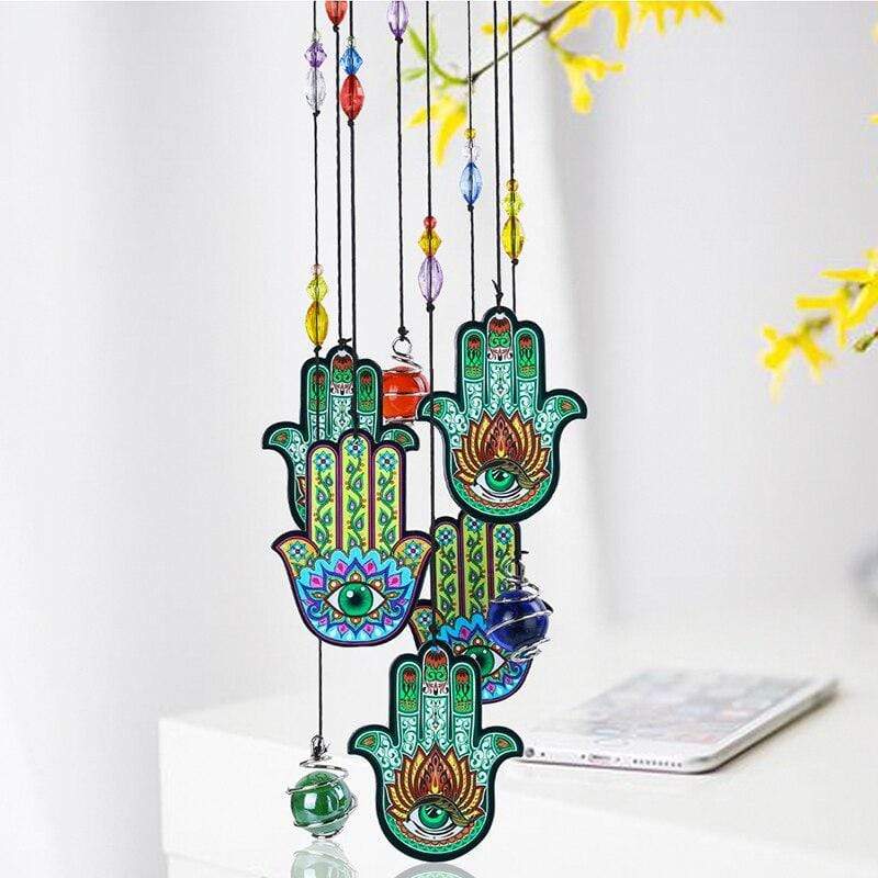 Hamsa Hand Solfångare Vindklang | Veska