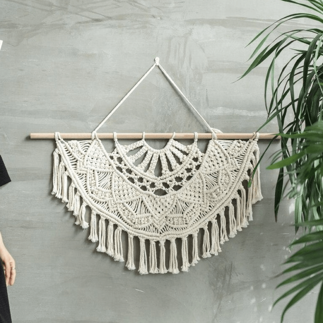 Handgjord Boho Stil Väggupphängning | Veska