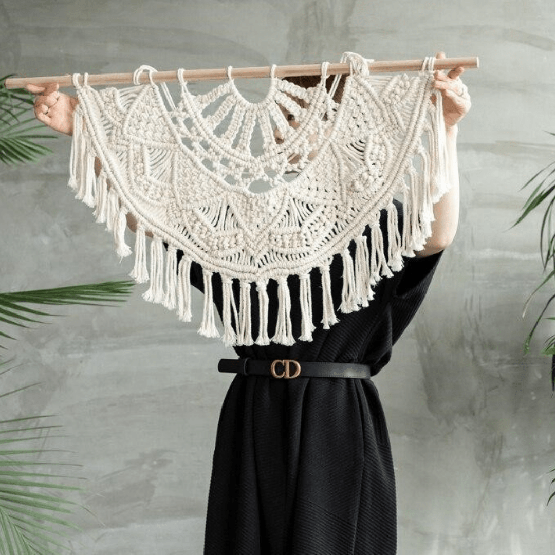 Handgjord Boho Stil Väggupphängning | Veska