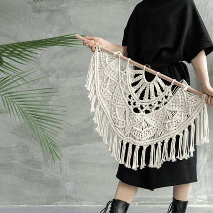 Handgjord Boho Stil Väggupphängning | Veska