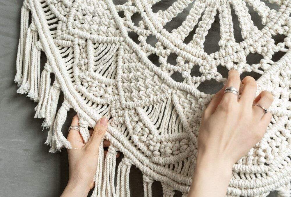 Handgjord Boho Stil Väggupphängning | Veska