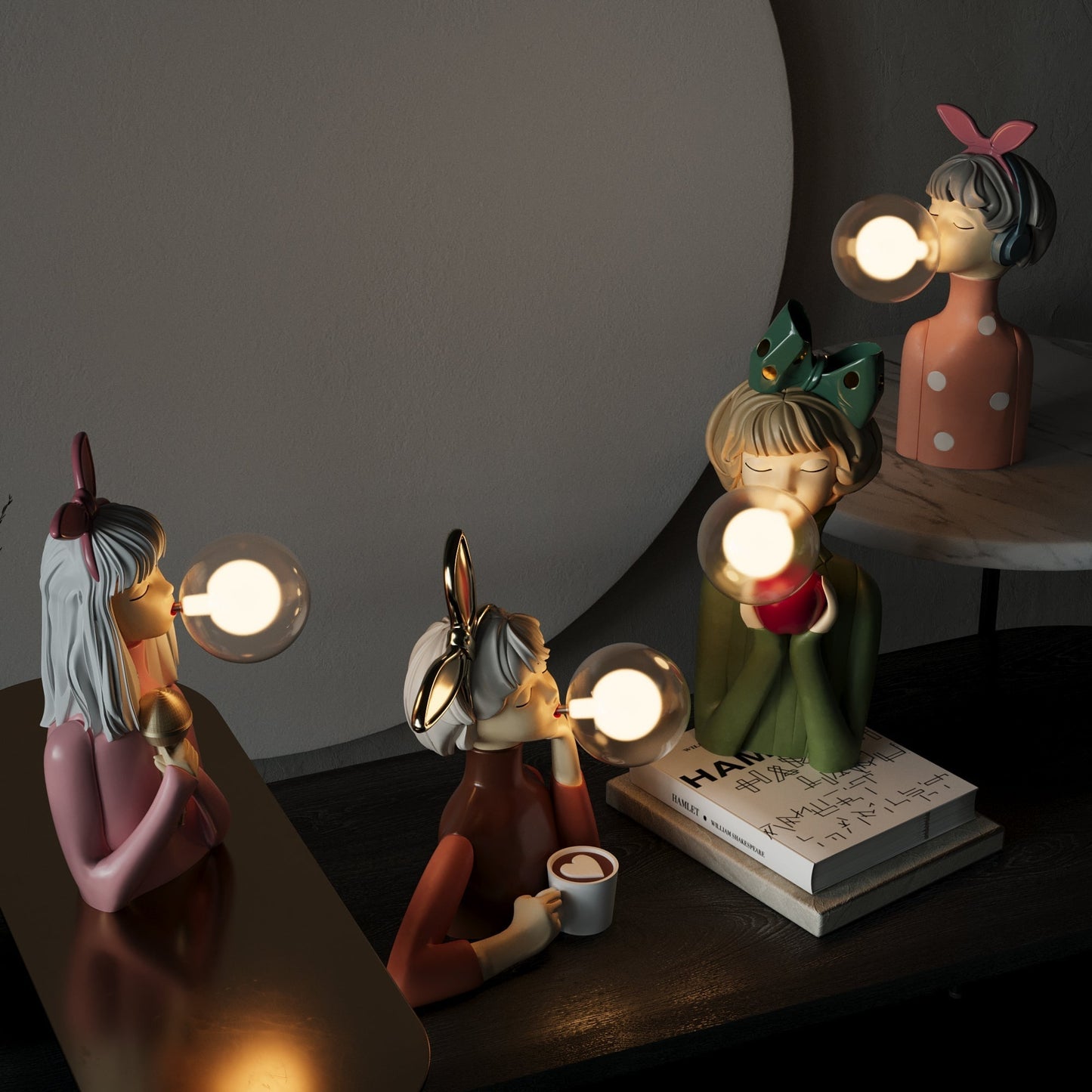 Handgjord Bordslampa - CraftGlow | Veska