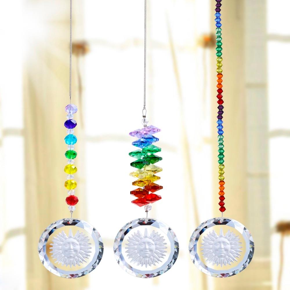 Handgjord Kristallglas Chakra Charm | Veska