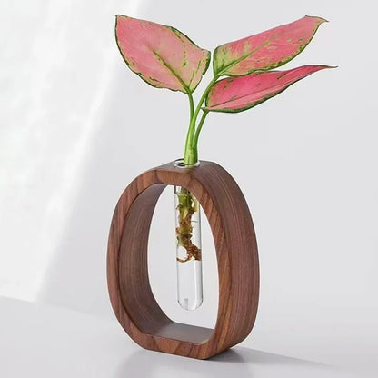 Handgjord träram med klart glasvas för minimalism | Veska