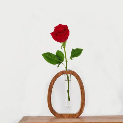 Handgjord träram med klart glasvas för minimalism | Veska