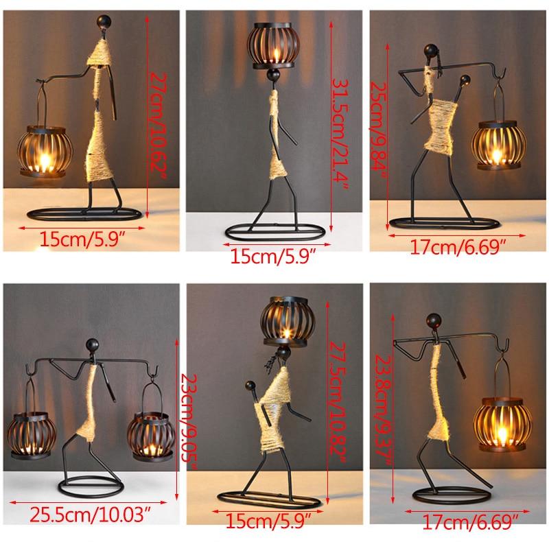 Handgjorda Figurer Metallljusstakar | Veska